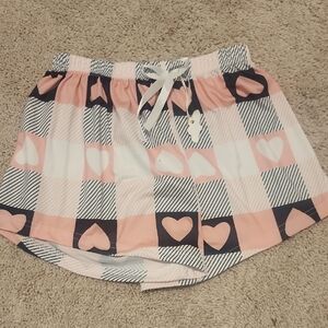 Heart Patterned Shorts